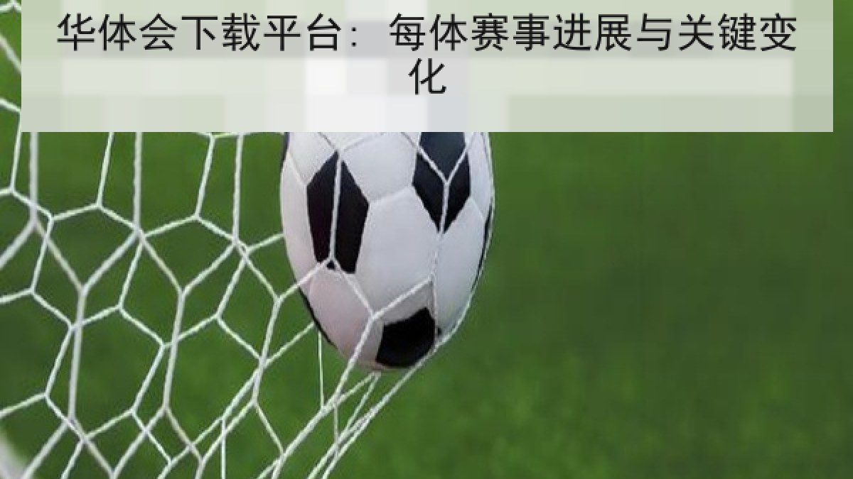 华体会下载平台: 每体赛事进展与关键变化
